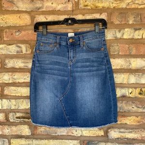 J. Crew Factory Denim Skirt size 0